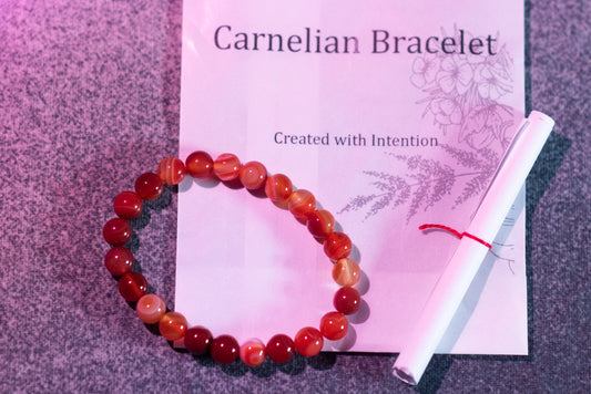 Carnelian Bracelet // Passion + Confidence + Empowerment //