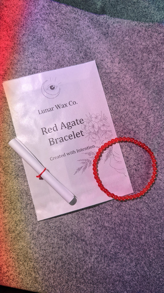 Red Agate Bracelet // Protection + Healing