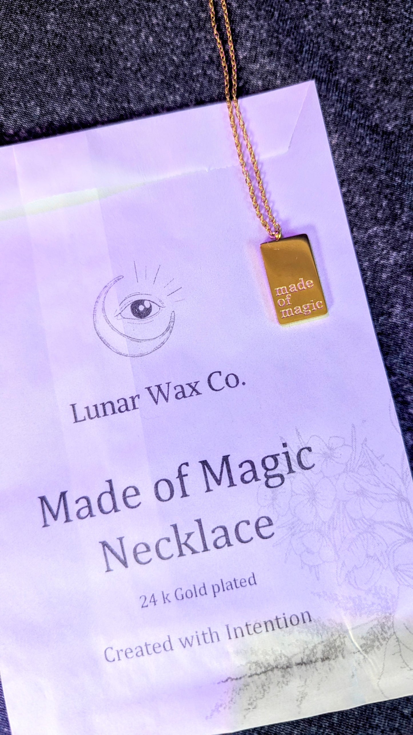 Made of Magic Necklace // 24k gold plated