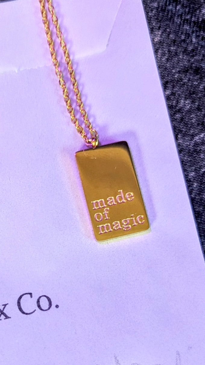 Made of Magic Necklace // 24k gold plated