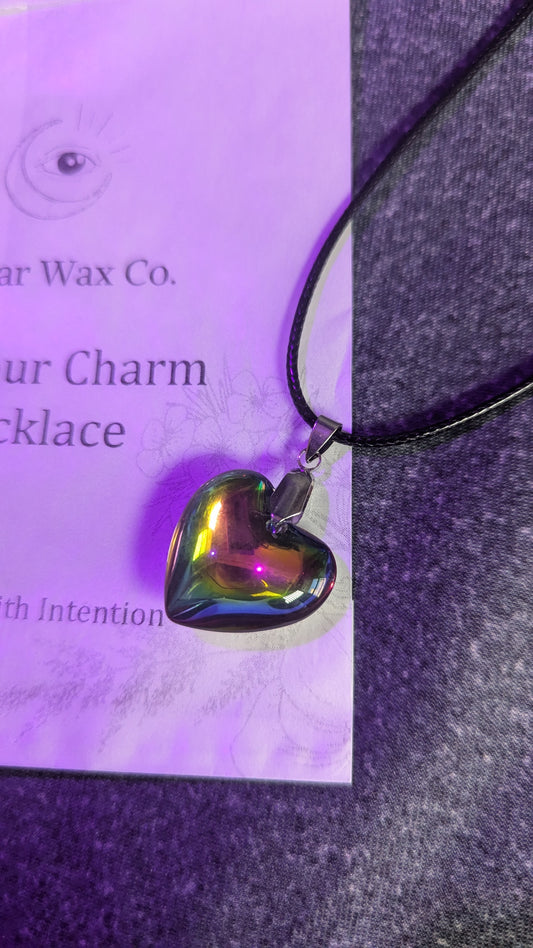 Glamour Charm Necklace // GLAMOUR + GLOW + CONFIDENCE