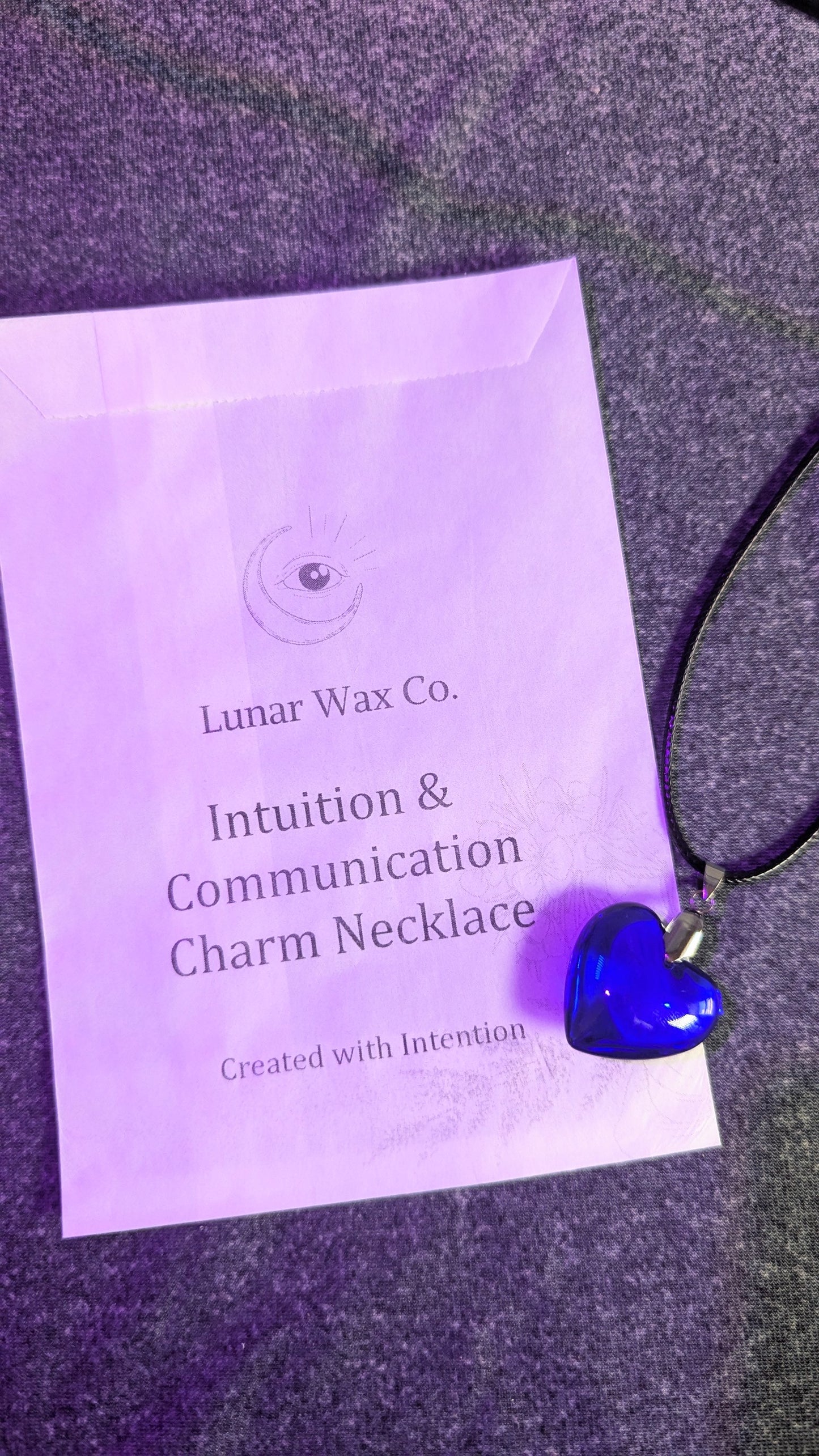 Intuition & Communication Charm Necklace // Clarity + Truth + Connection + Intuition + Communication