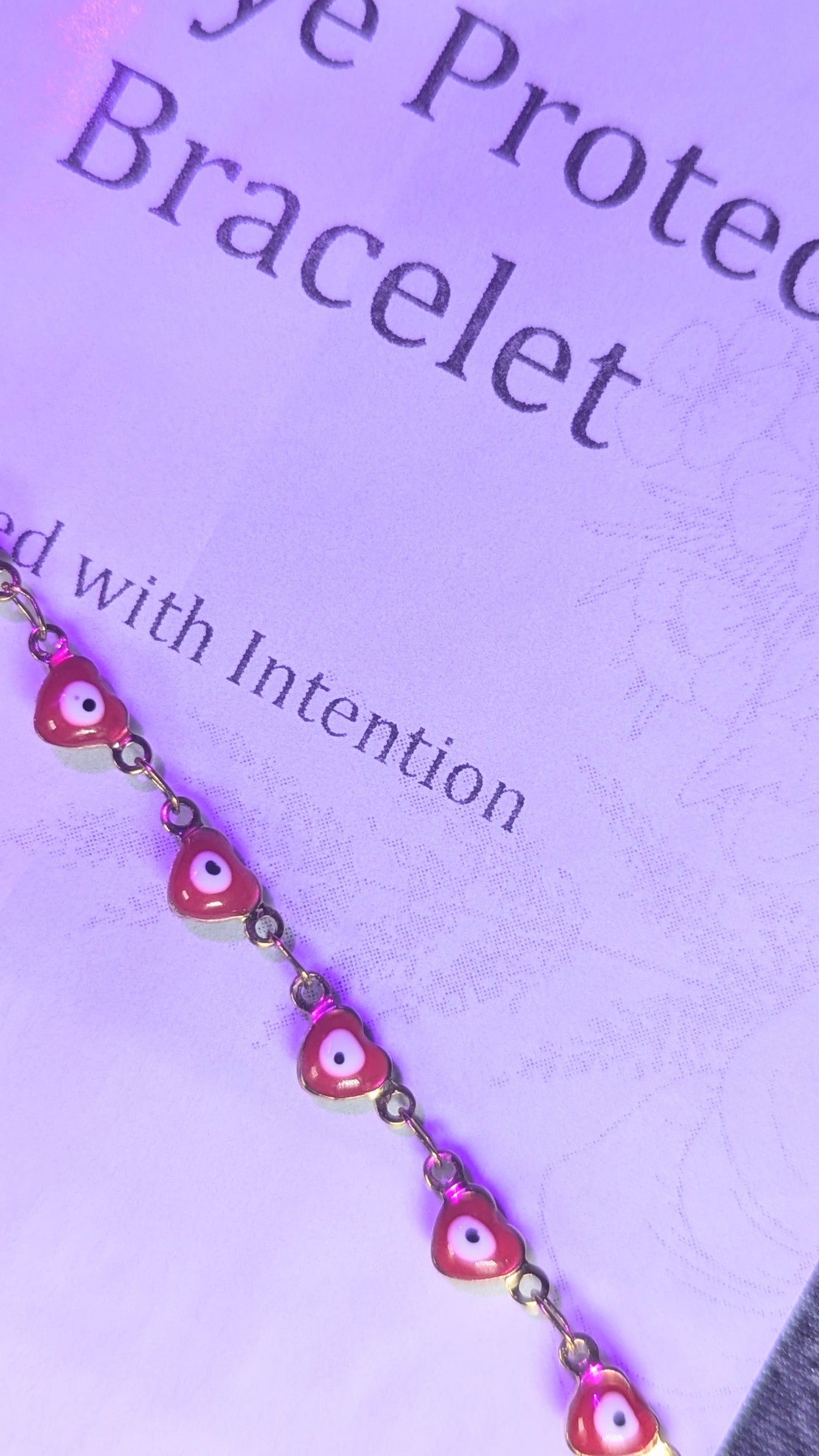 Evil Eye Protection Bracelet // Red Heart Design