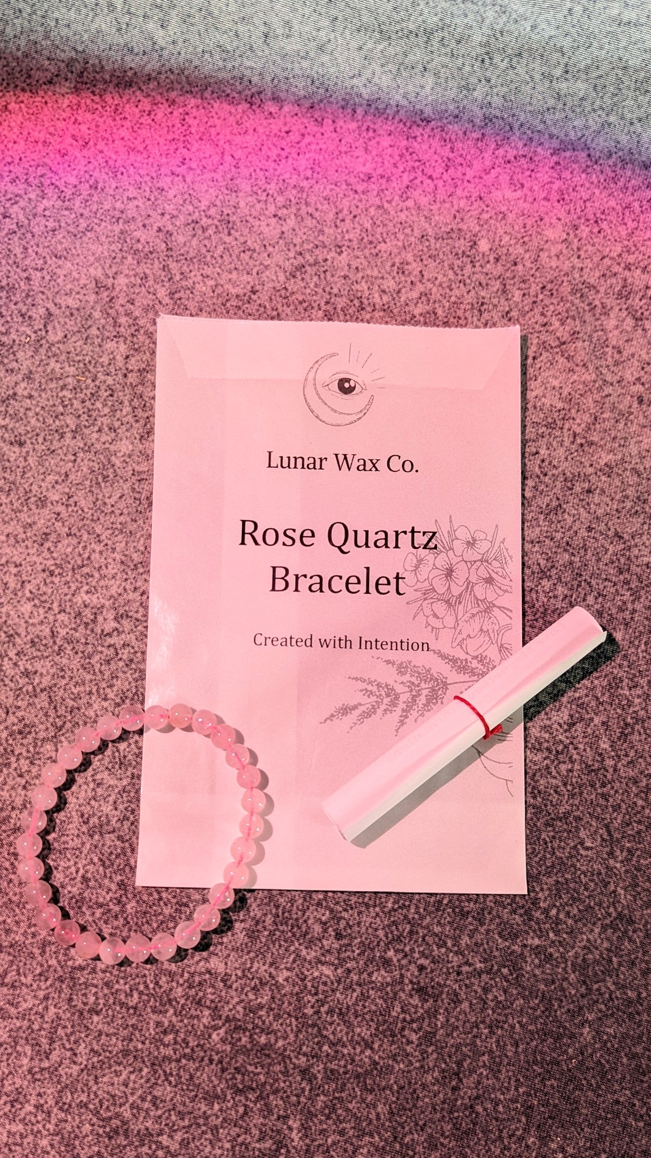 Rose Quartz Bracelet // Self Love + Love Attraction + Healing