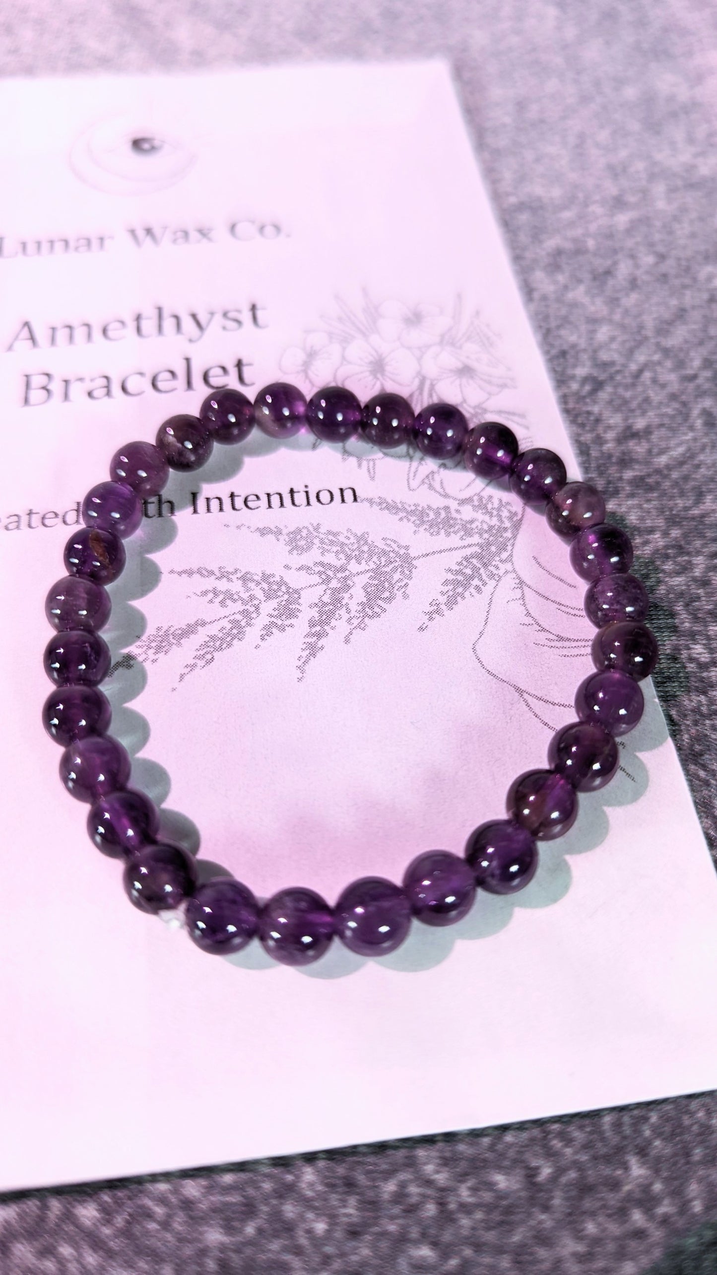 Amethyst Bracelet // Energy Healing and Protection + Dream Interpretation + Tranquility