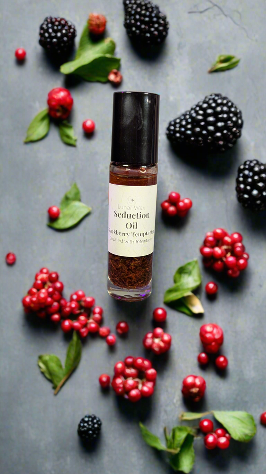 Seduction Oil: BLACKBERRY TEMPTATION Edition Rollerball // Passion + Intensity