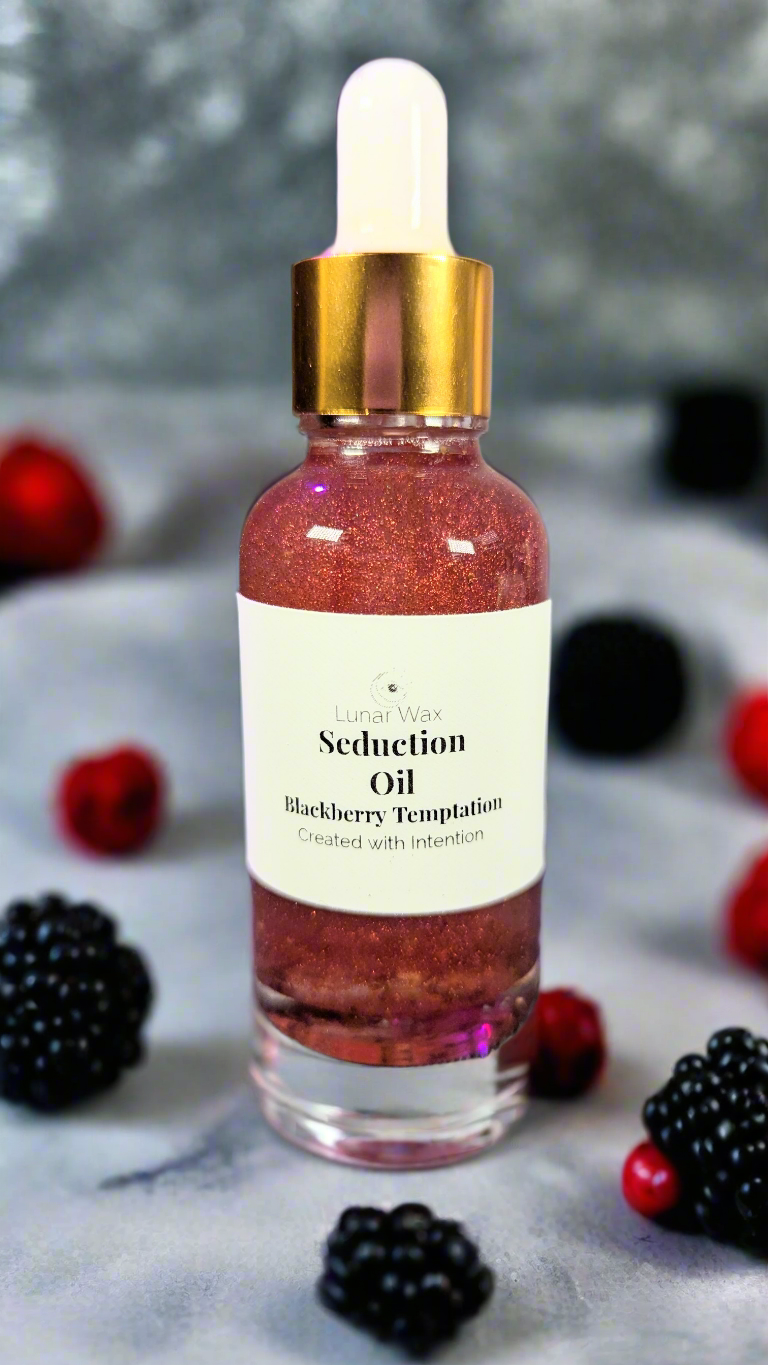 Seduction Oil: BLACKBERRY TEMPTATION Edition Large Dropper // Passion + Intensity