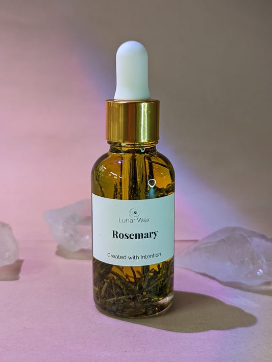 Rosemary Oil // Large Dropper // Abundance + Confidence + Energy Cleansing + Love