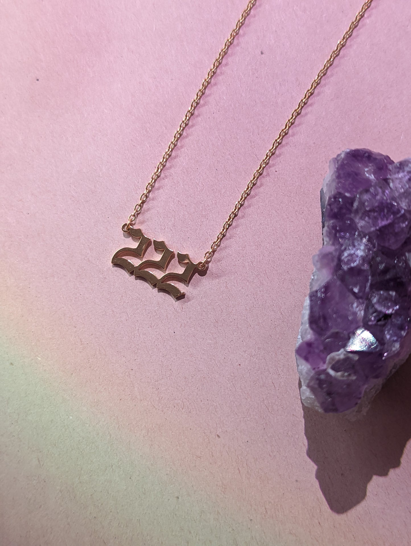 Angel Number 222 Necklace // Hope + Balance + Harmony + Growth + Love